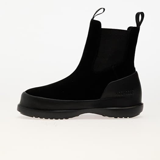 Moon Boot Luna Chelsea Suede Black