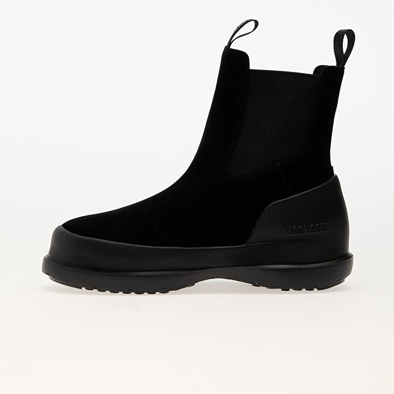 Moon Boot Luna Chelsea Suede Black