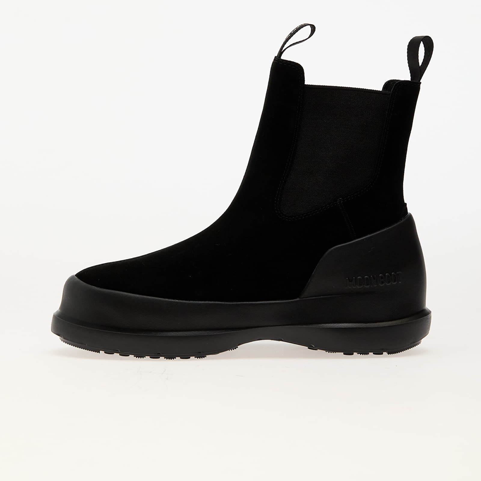 Dámské tenisky a boty Moon Boot Luna Chelsea Suede Black