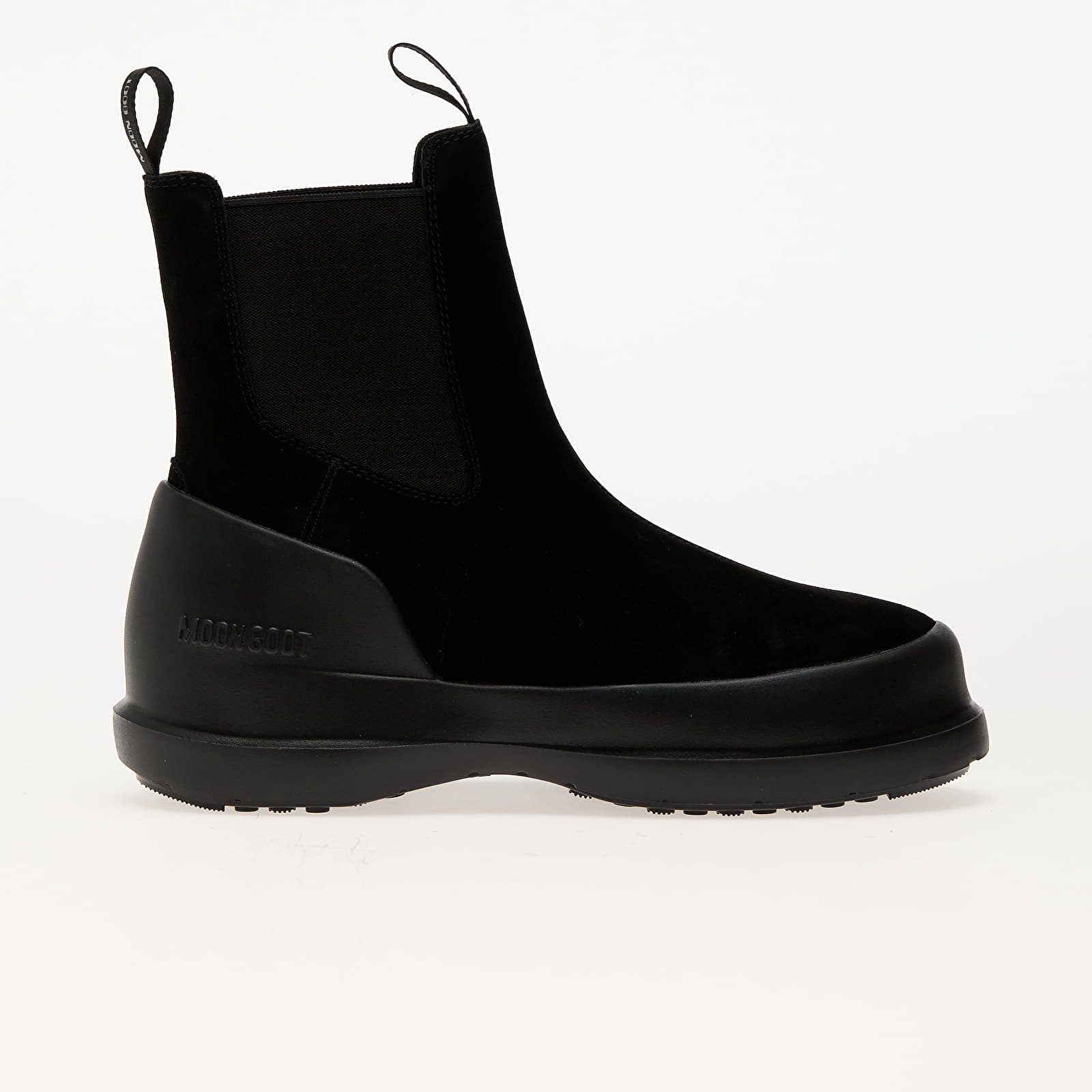 Dámské tenisky a boty Moon Boot Luna Chelsea Suede Black