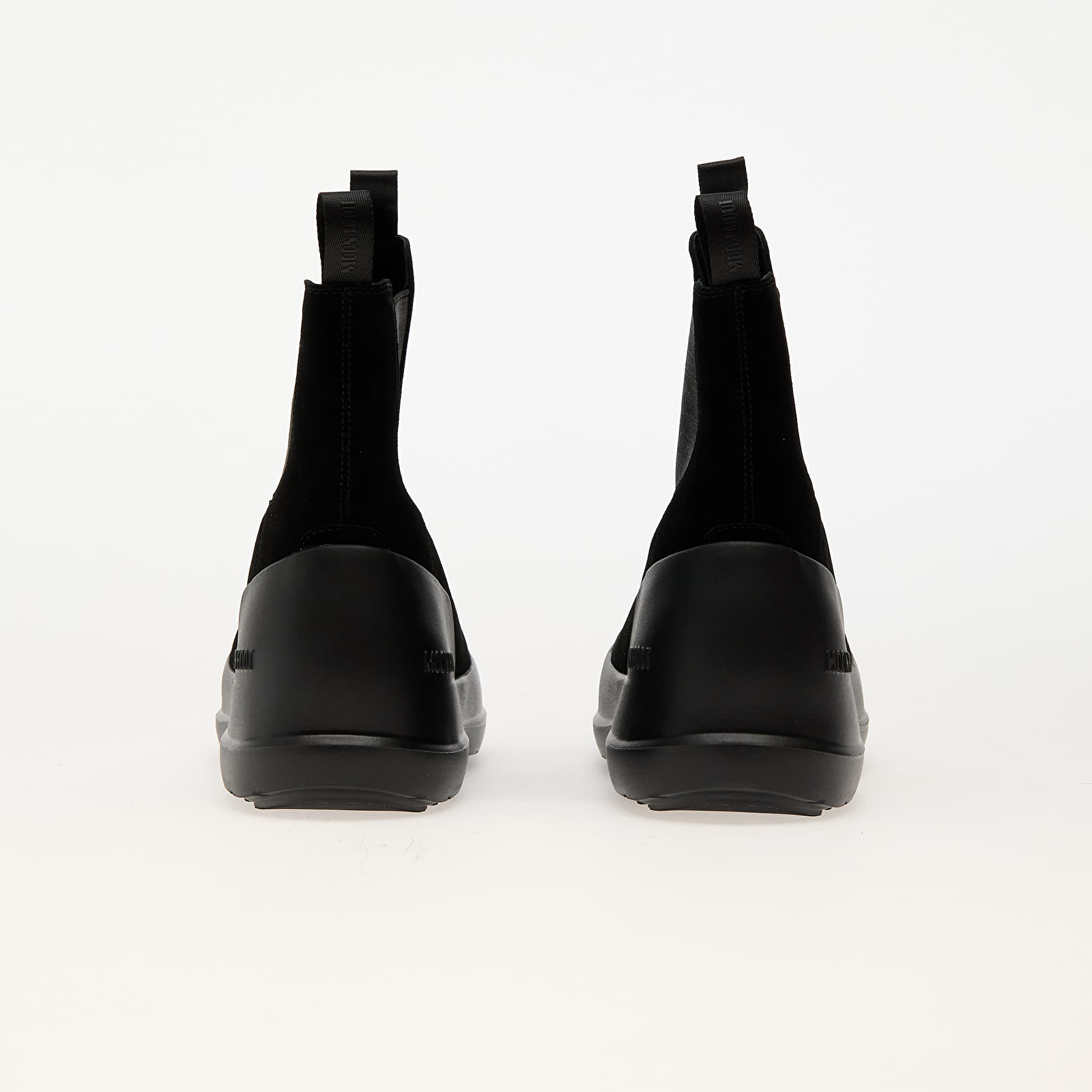 Dámské tenisky a boty Moon Boot Luna Chelsea Suede Black