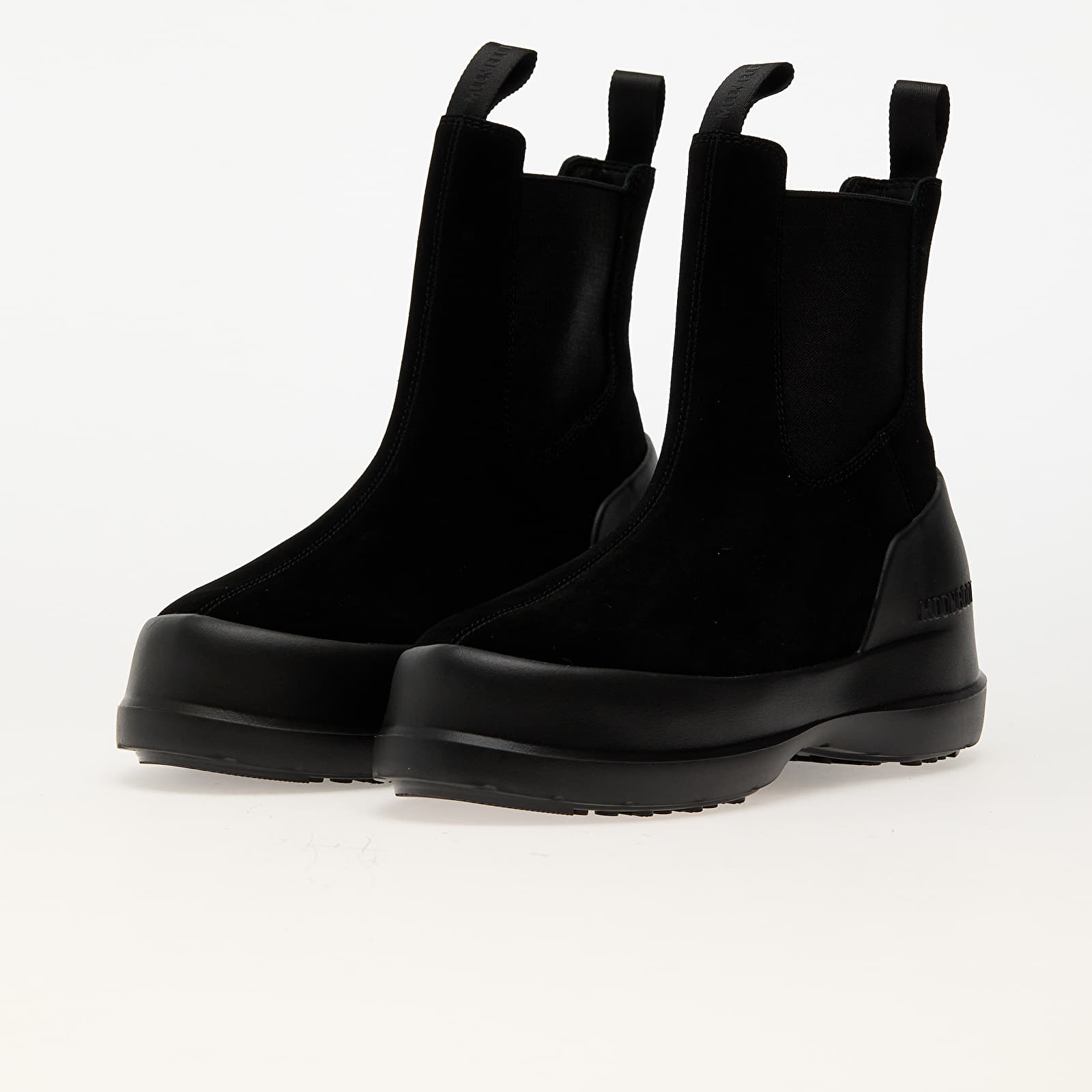 Dámské tenisky a boty Moon Boot Luna Chelsea Suede Black
