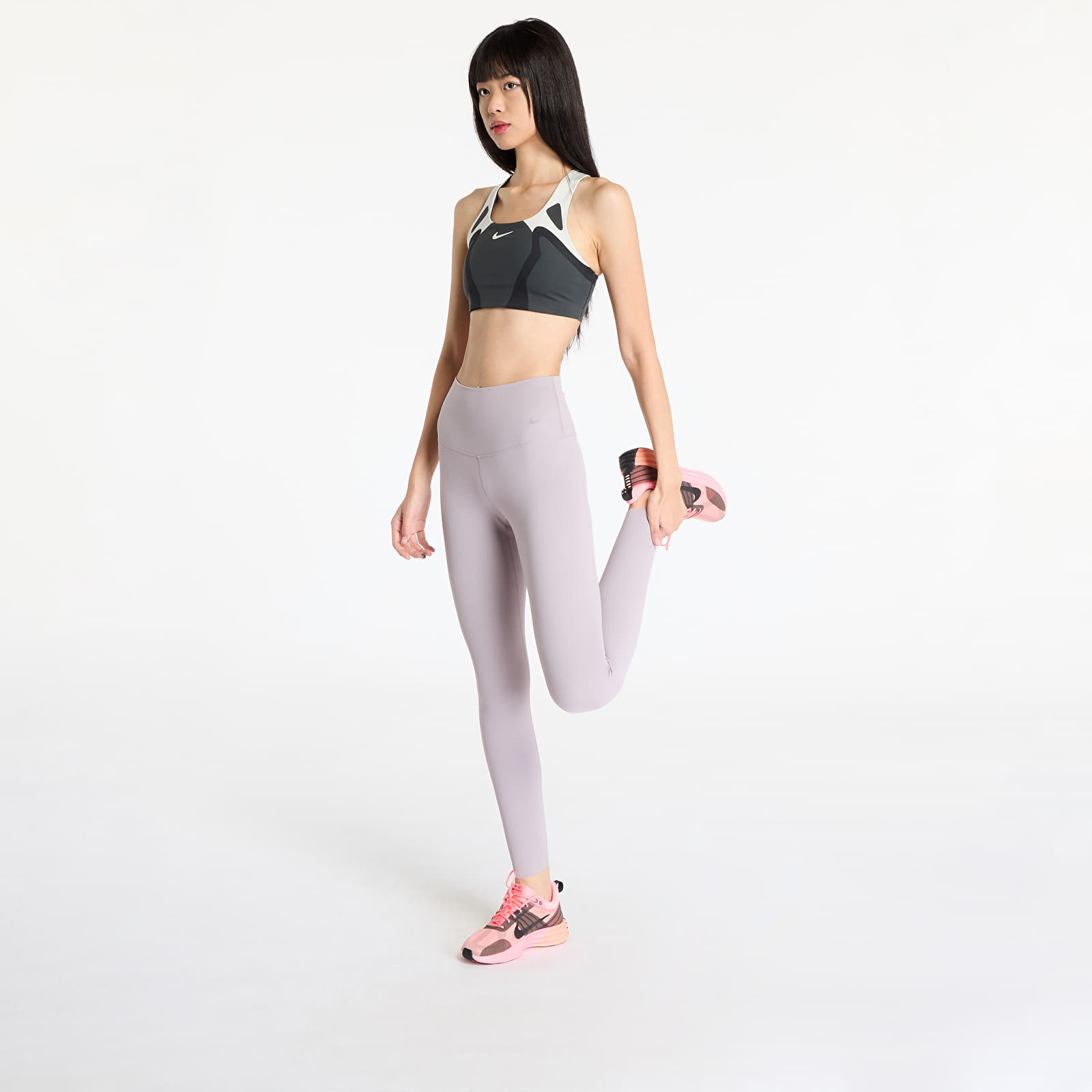 Leggings Nike Zenvy Women's Gentle-Support High-Waisted Full-Length Leggings Lt Violet Ore/ Black