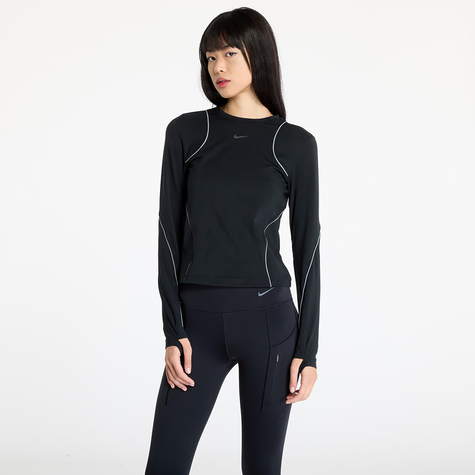Trička Nike Running Division Women's Long-Sleeve Running Top Black