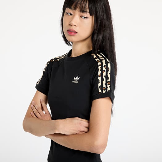 T shirt adidas Leopard 3 Stripes T Shirt