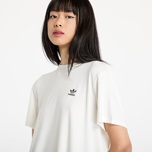 Adidas Originals Shirt Trefoil Female White Logo Print Size L