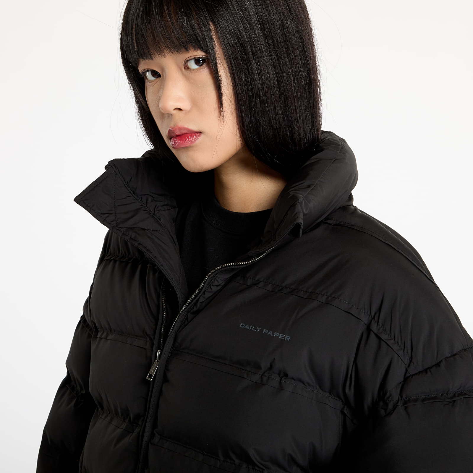 Bundy Daily Paper Relaxed Short Puffer Jacket Black