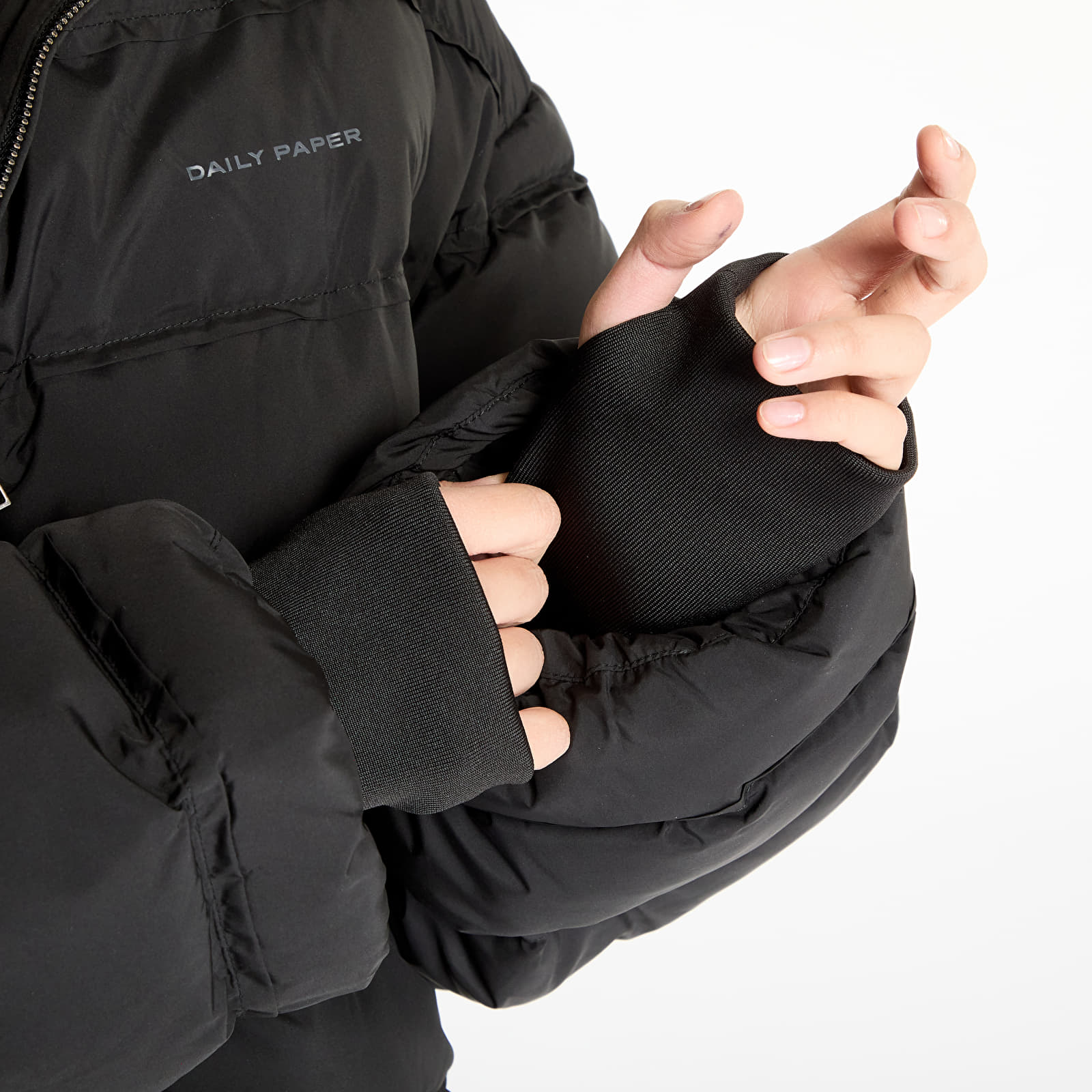 Bundy Daily Paper Relaxed Short Puffer Jacket Black
