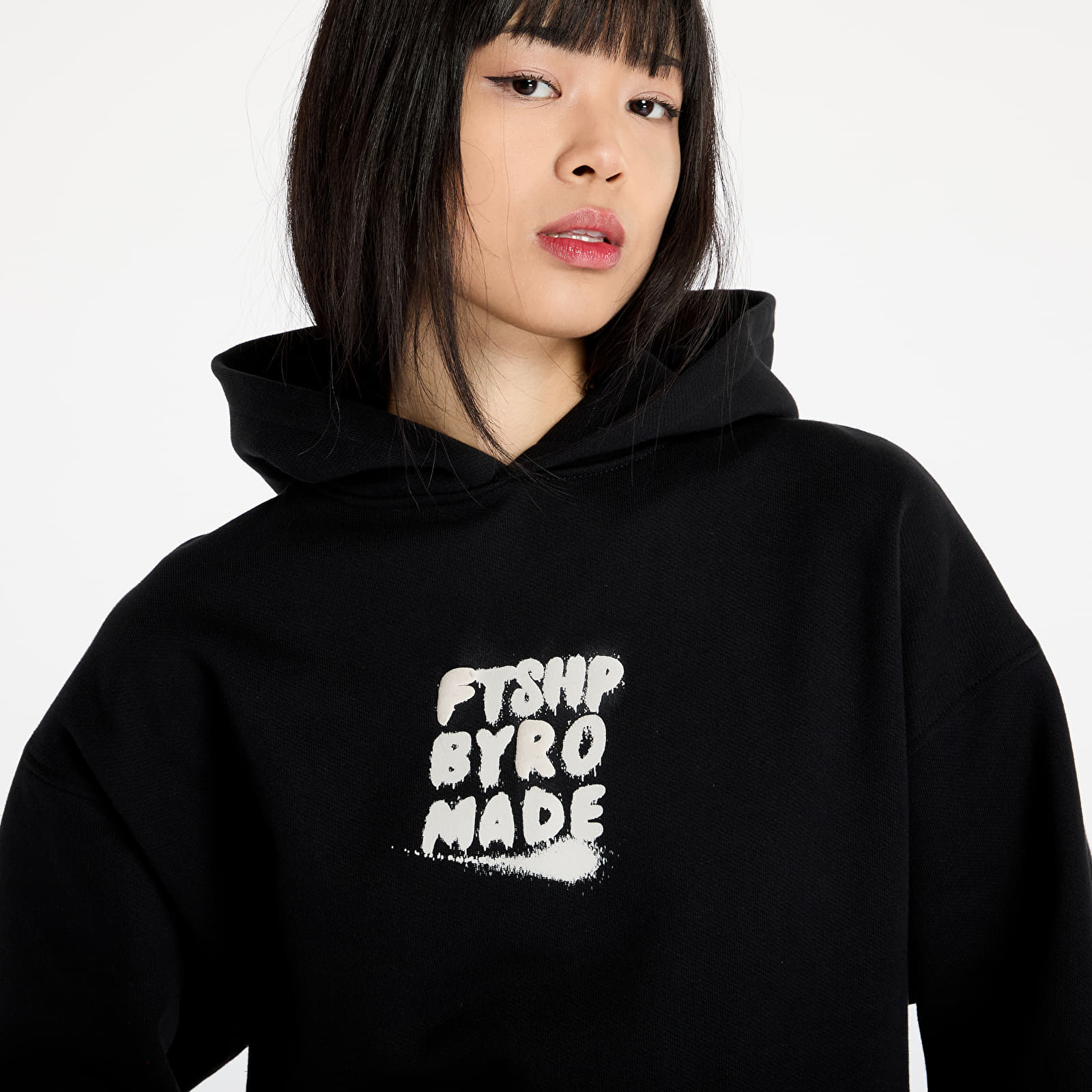 Bluzy z kapturem FTSHP RFTW Hoodie UNISEX Black
