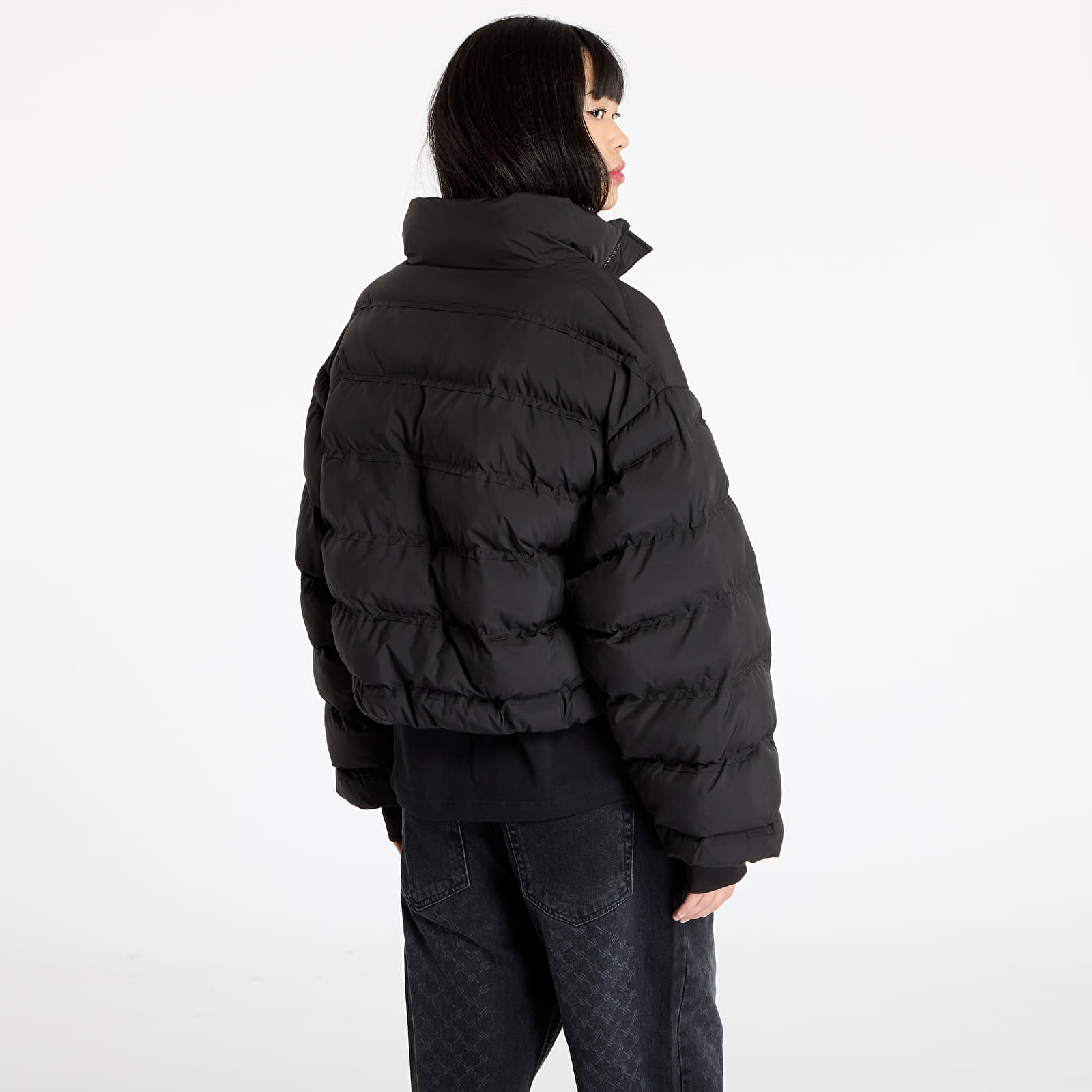 Giacche Daily Paper Relaxed Short Puffer Jacket Black