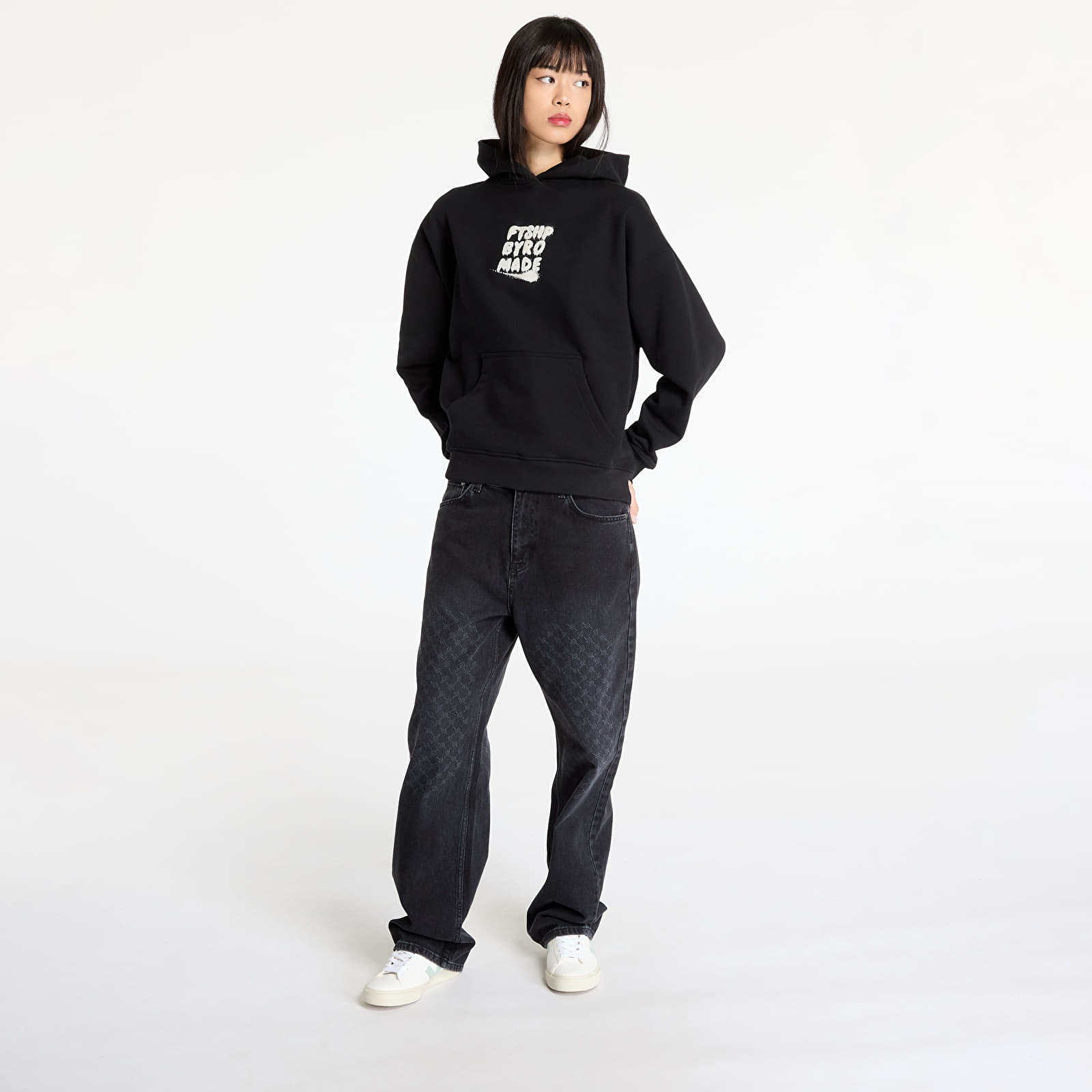Bluzy z kapturem FTSHP RFTW Hoodie UNISEX Black