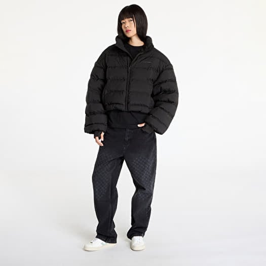 Jacken Daily Paper Relaxed Short Puffer Jacket Black Footshop