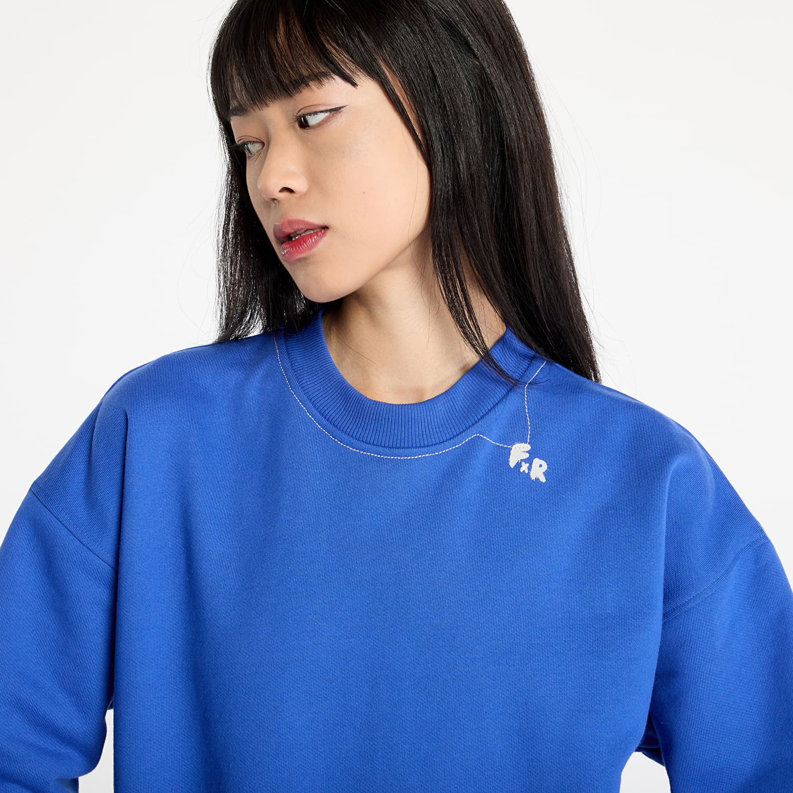 Bluzy z kapturem FTSHP RFTW Crewneck UNISEX Blue