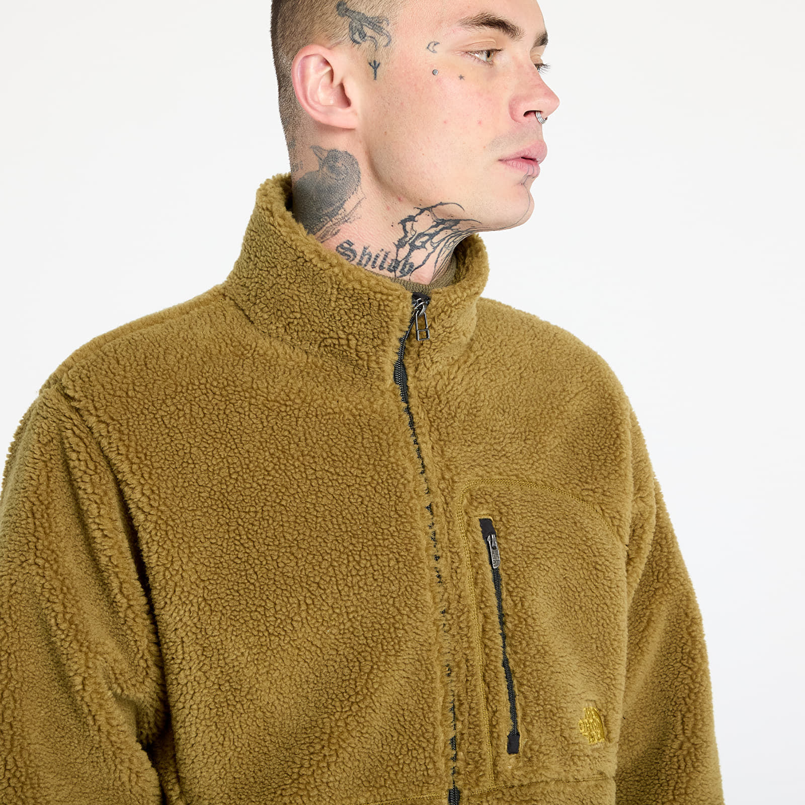 Bundy The North Face M Extreme Pile 2 Fleece Jacket Moss Green