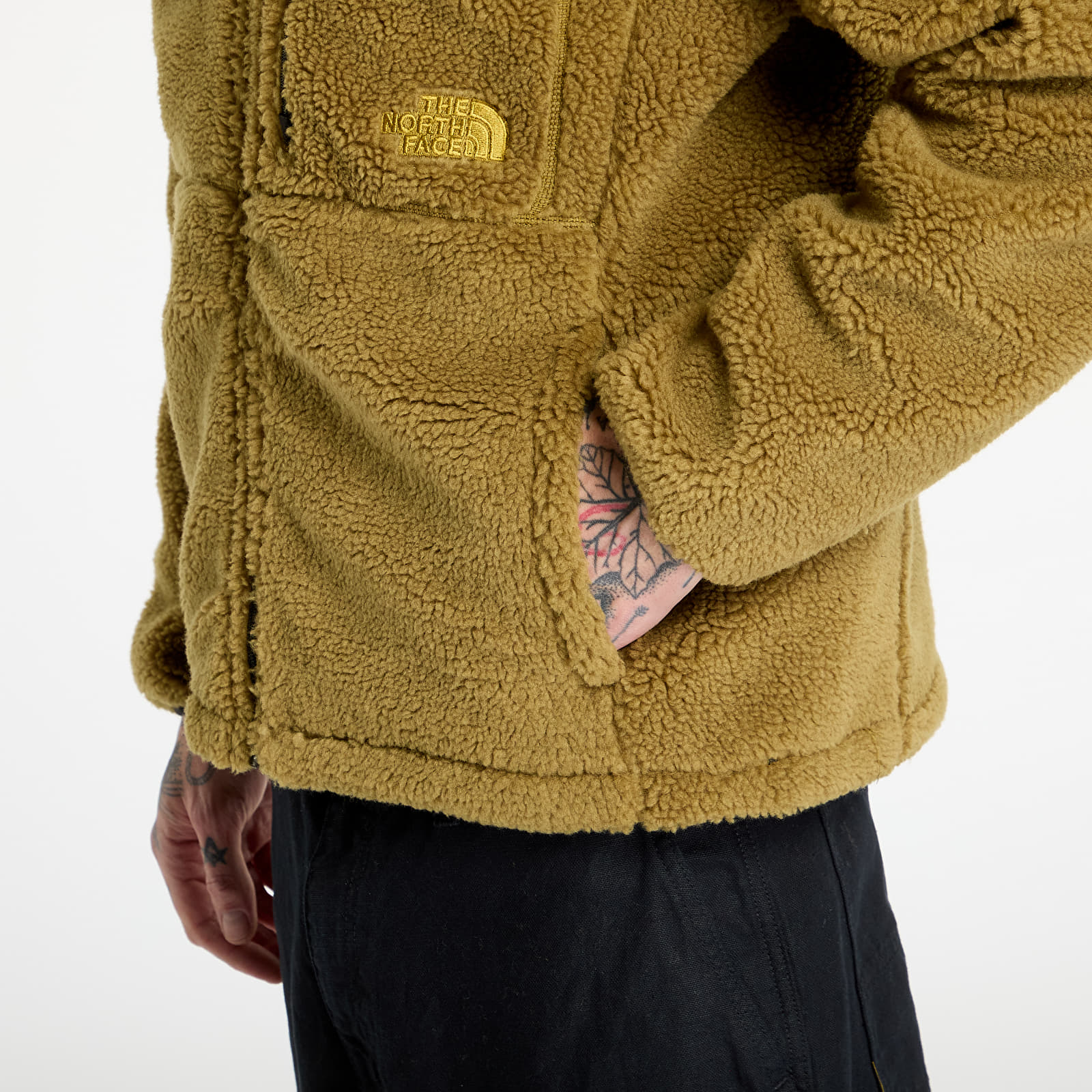 Bundy The North Face M Extreme Pile 2 Fleece Jacket Moss Green