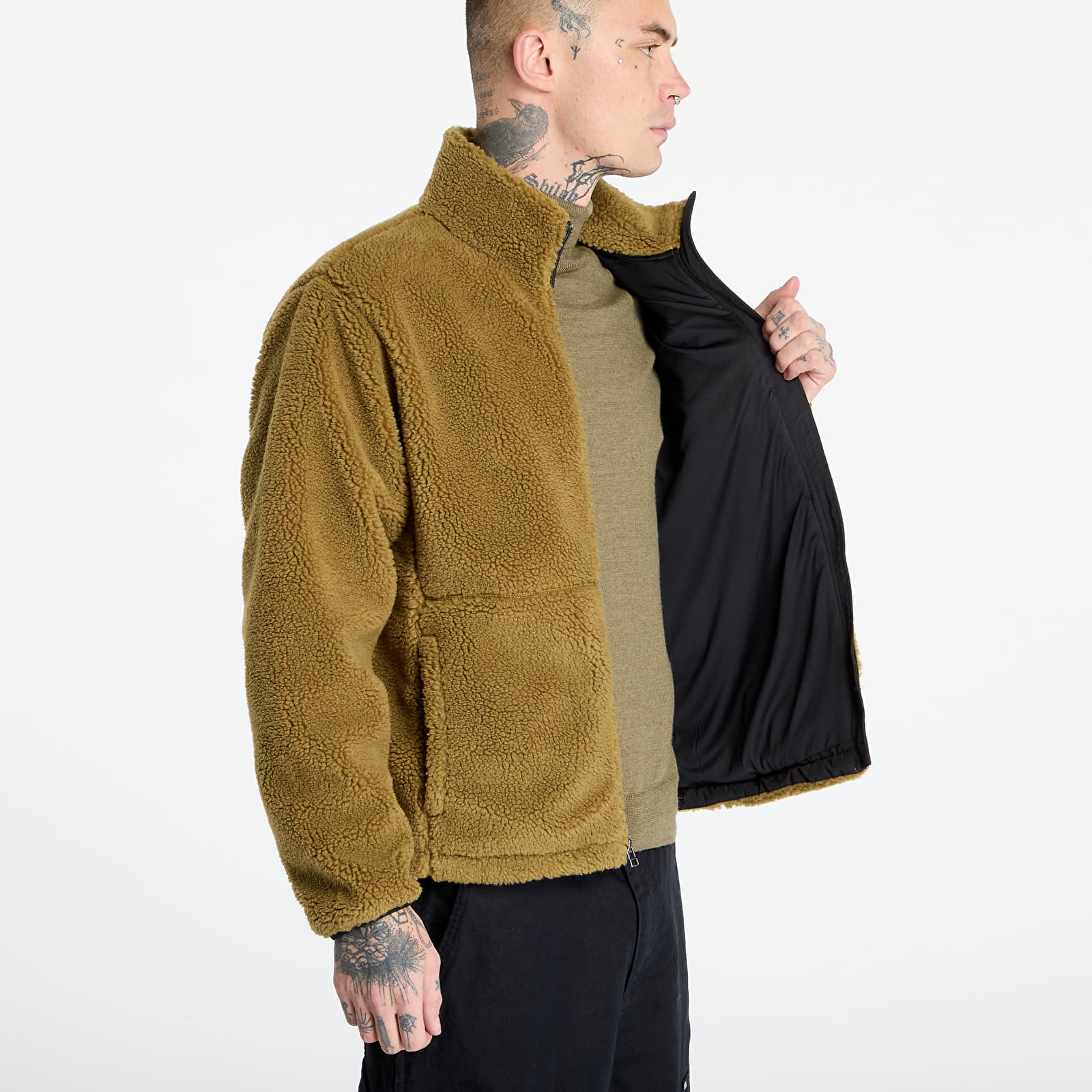 Bundy The North Face M Extreme Pile 2 Fleece Jacket Moss Green