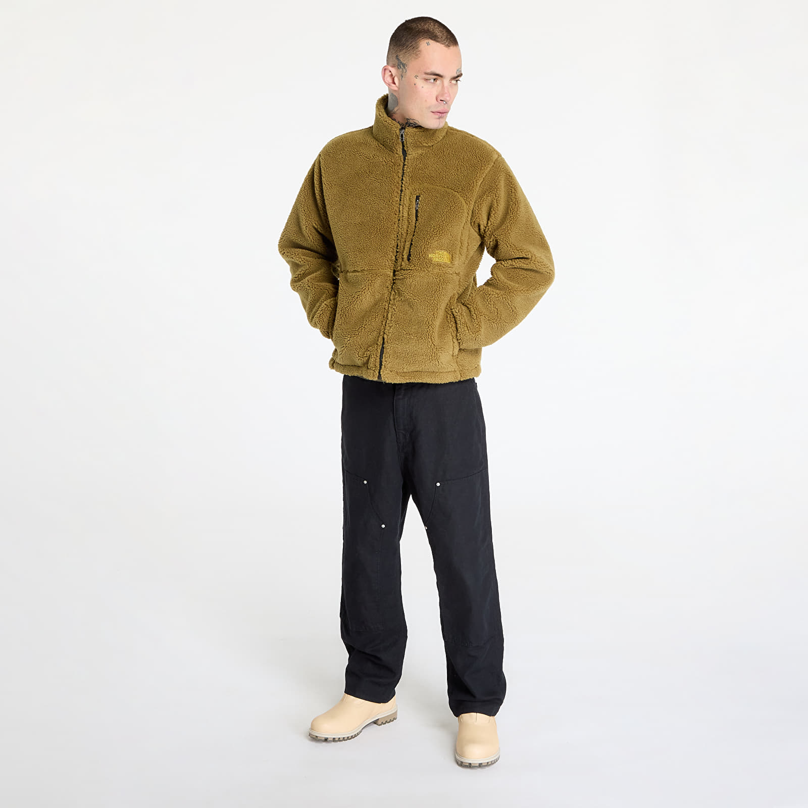 Bundy The North Face M Extreme Pile 2 Fleece Jacket Moss Green