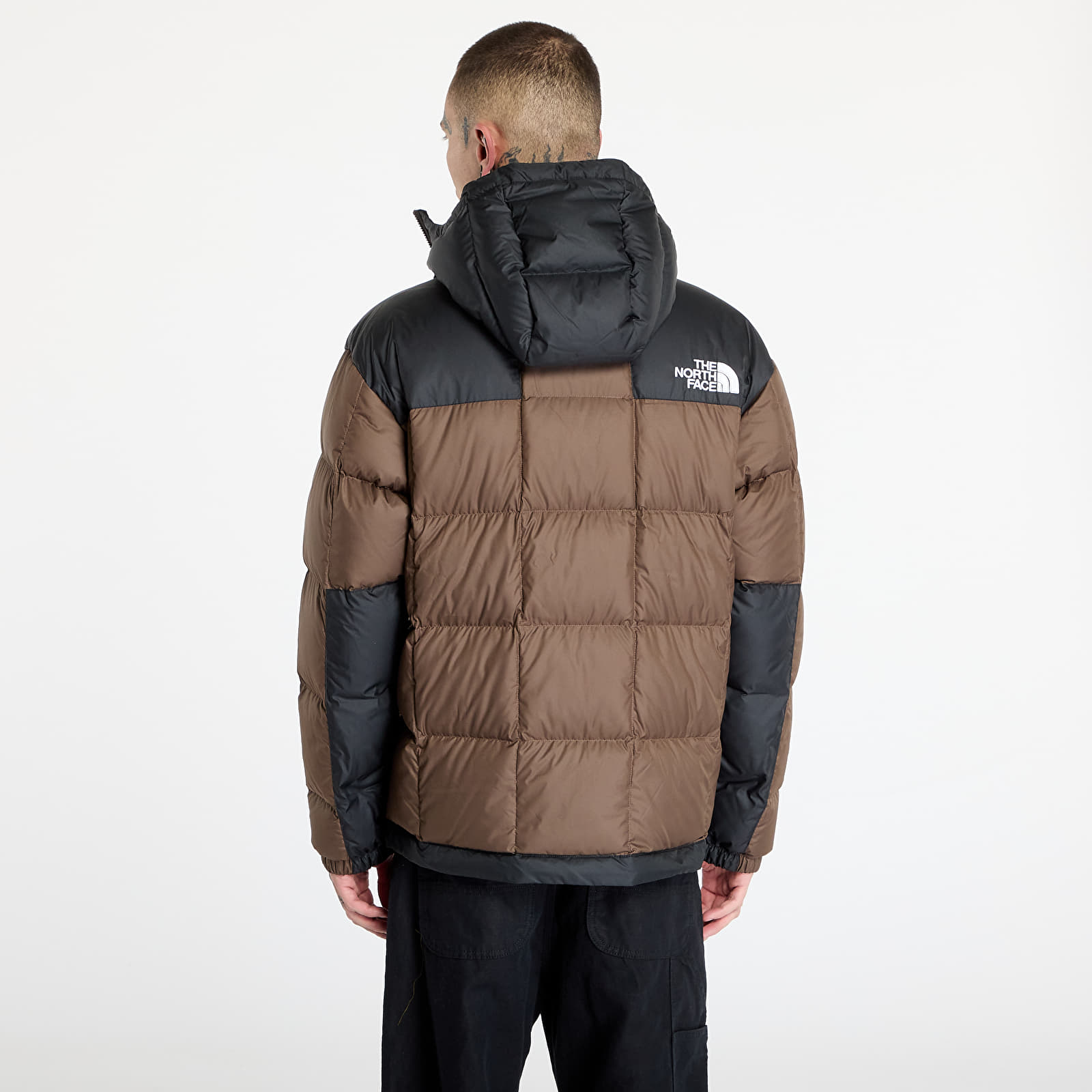 Пуховики The North Face Lhotse Hooded Jacket Smokey Brown