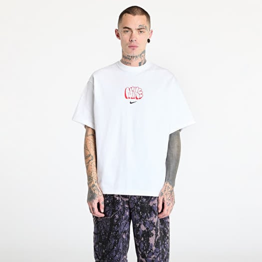 Tričko Nike Solo Swoosh Men's T-Shirt White/ Black