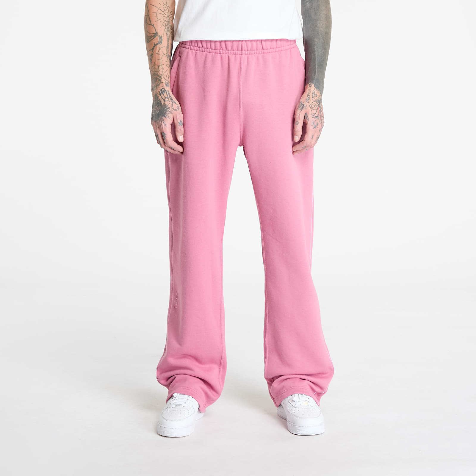 Spodnie dresowe Nike x NOCTA Fleece CS Open-Hem Sweatpants Desert Berry/ Elemental Pink
