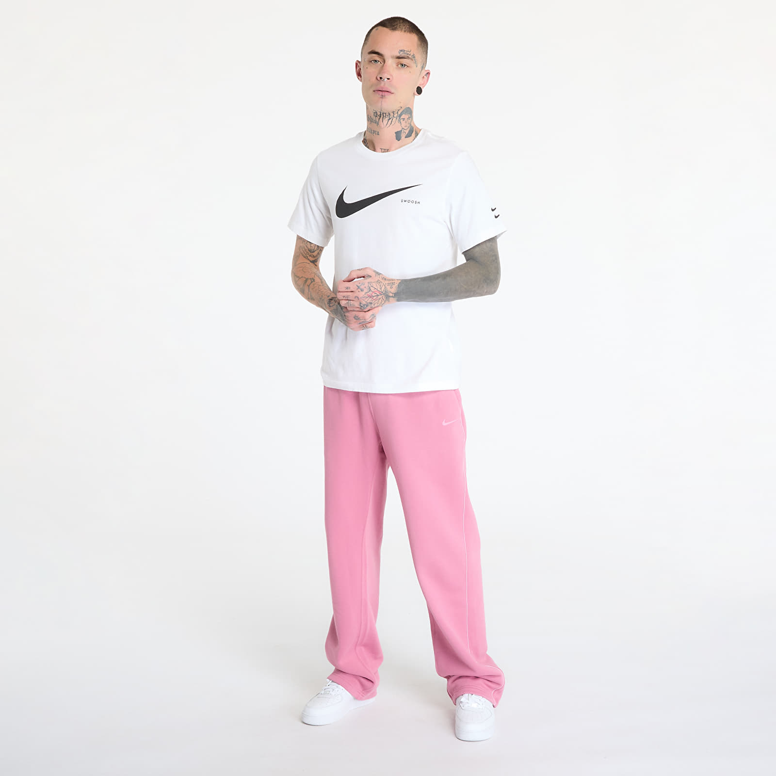 Spodnie dresowe Nike x NOCTA Fleece CS Open-Hem Sweatpants Desert Berry/ Elemental Pink