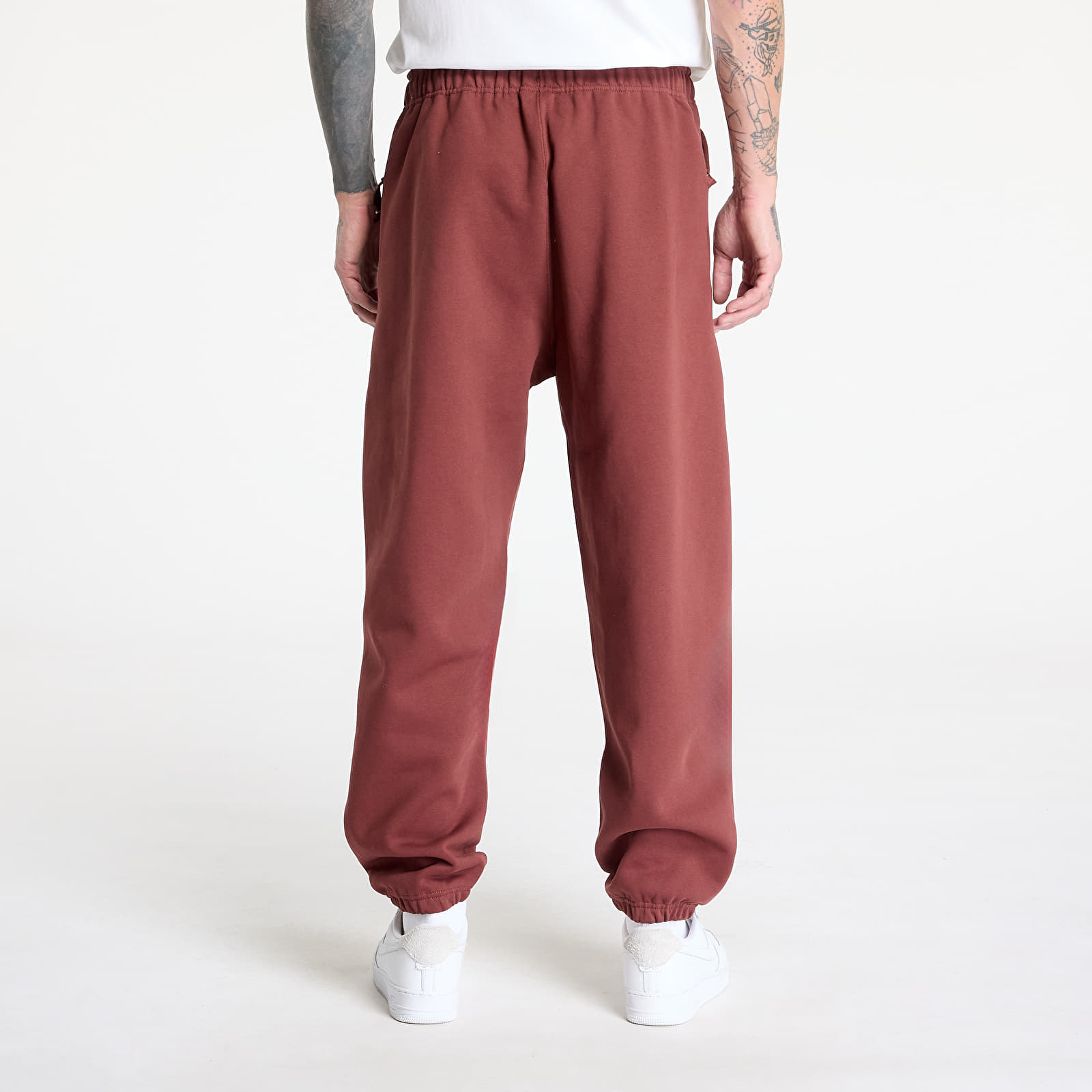 Jogger Pants Nike Solo Swoosh Men's Fleece Pants Dark Pony/ White