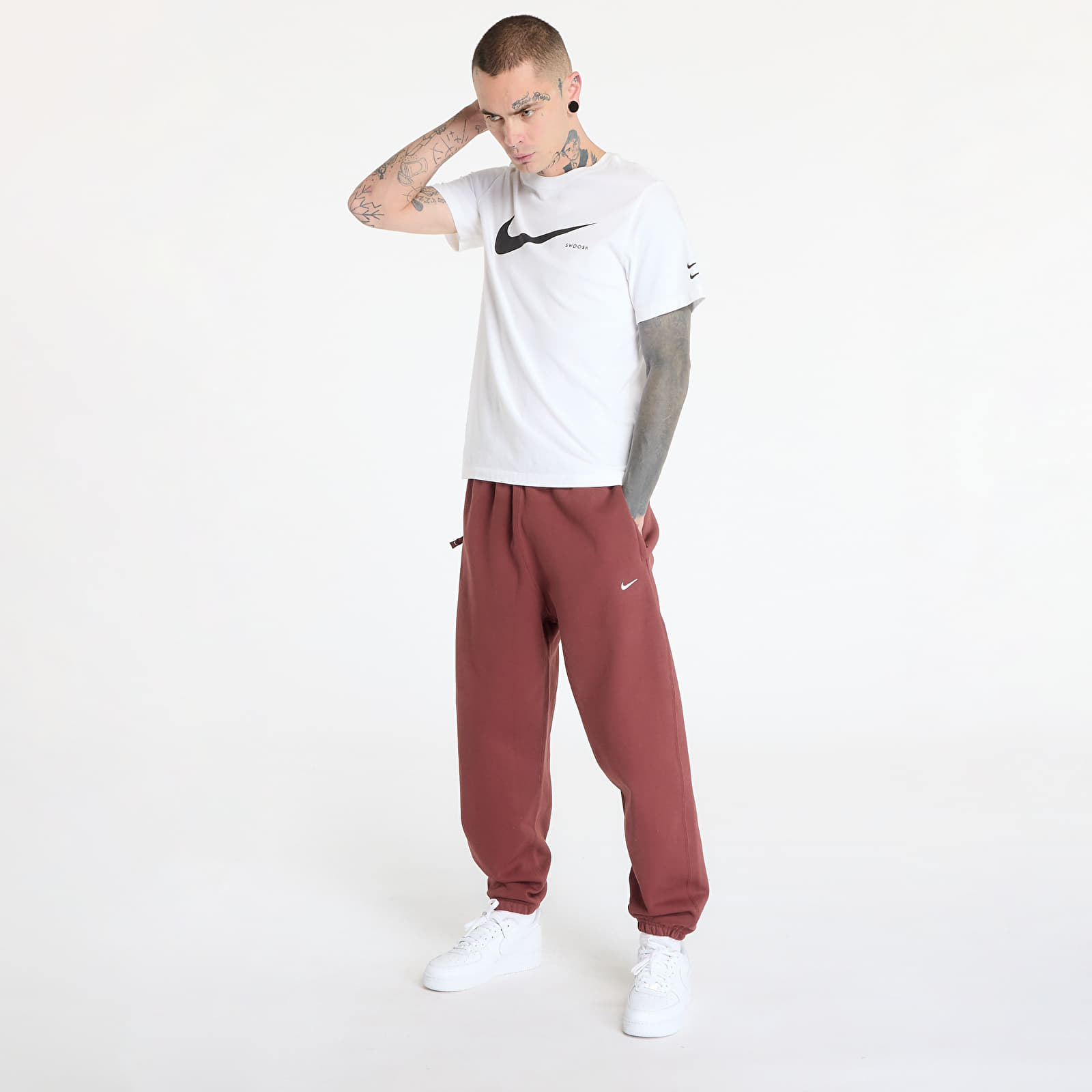 【日本産】 Nike dresowe Spodnie Solo Dark Pants Fleece Men's Swoosh スニーカー