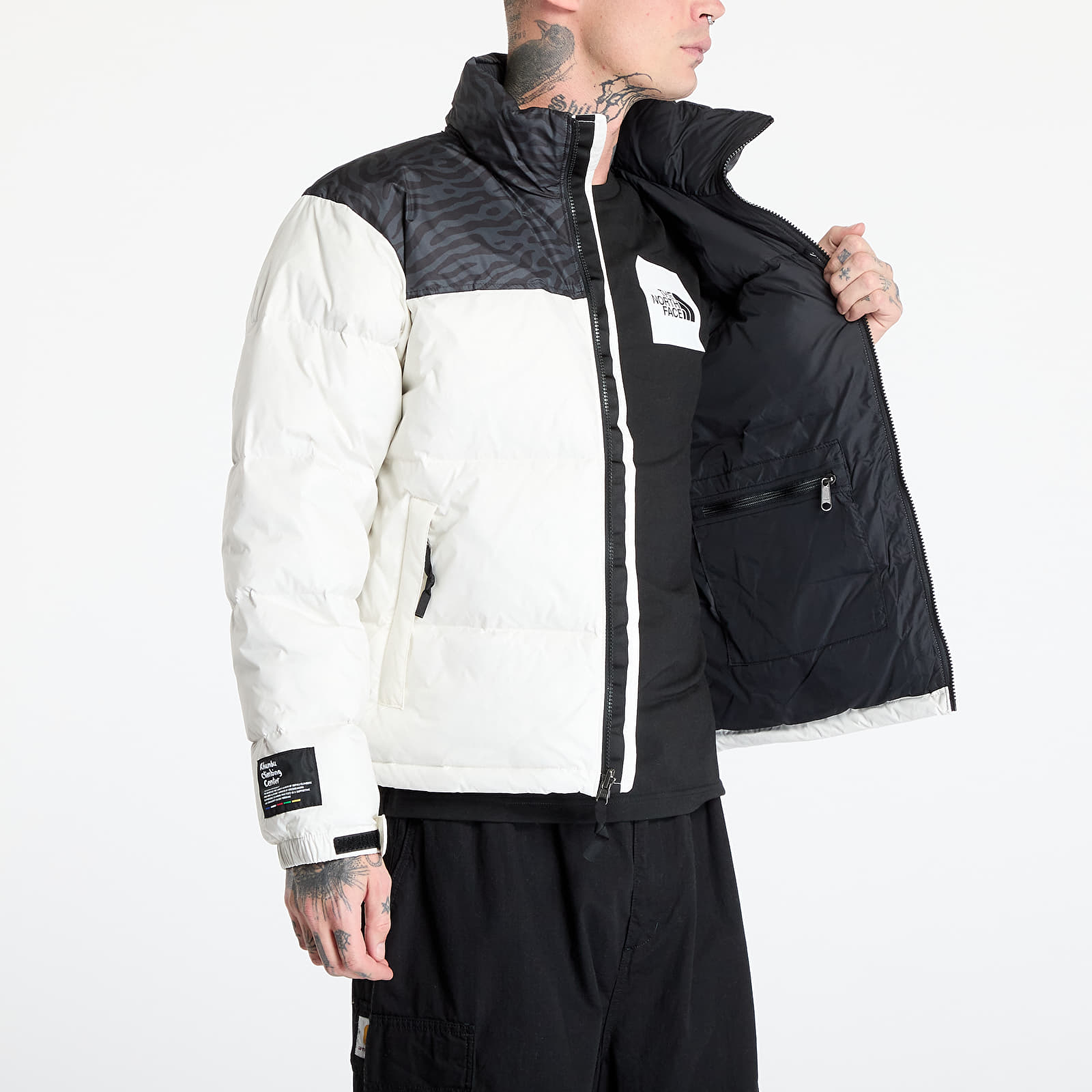 Pufferjoped The North Face 96 Retro Nuptse Jacket White Dune