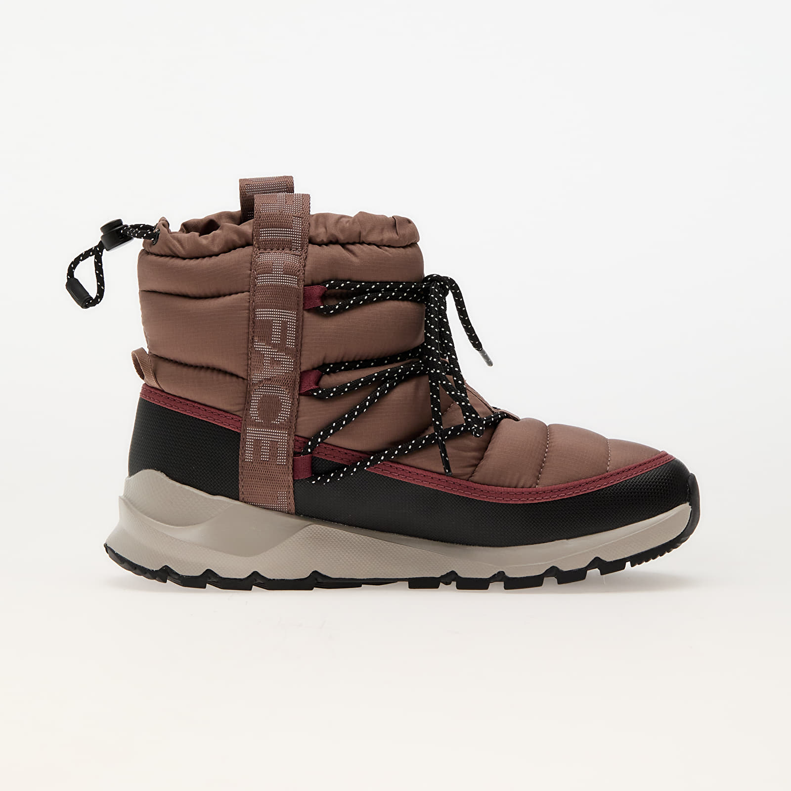 Women's shoes The North Face W Thermoball Lace Up WP Deep Taupe/ Tnf Black