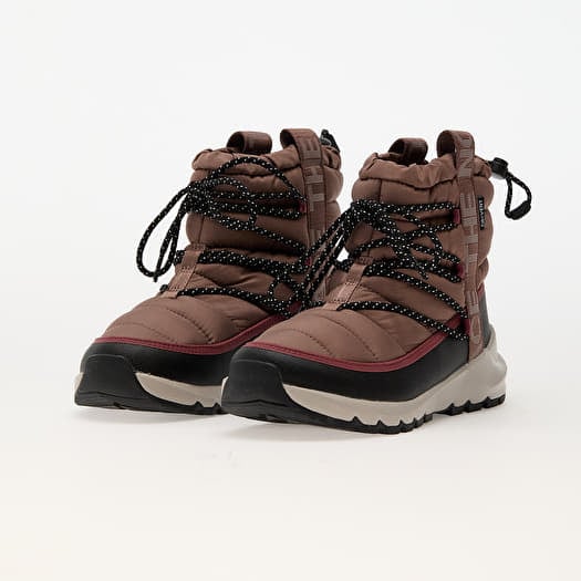 Women s shoes The North Face W Thermoball Lace Up WP Deep Taupe Tnf Black Footshop