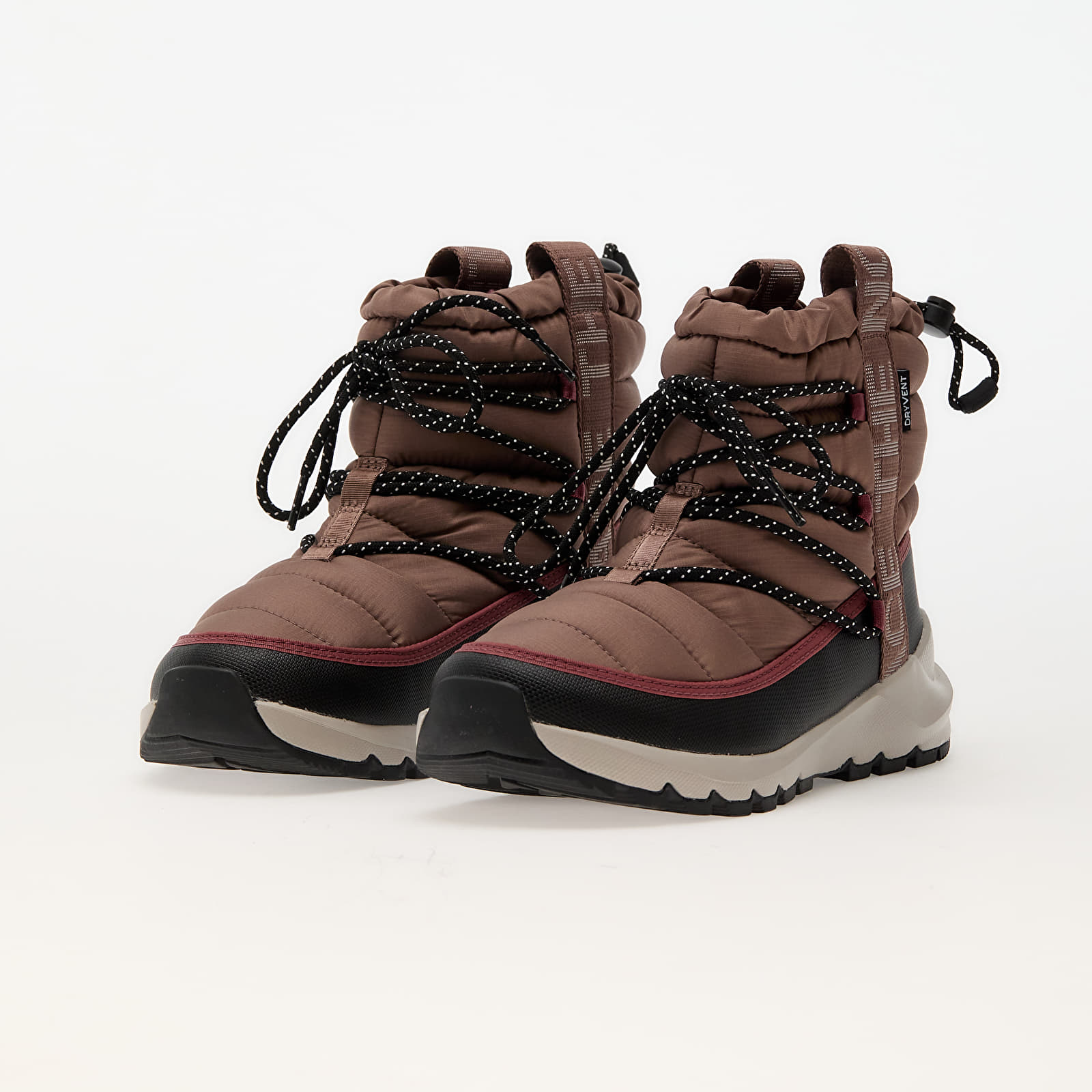 Women's shoes The North Face W Thermoball Lace Up WP Deep Taupe/ Tnf Black