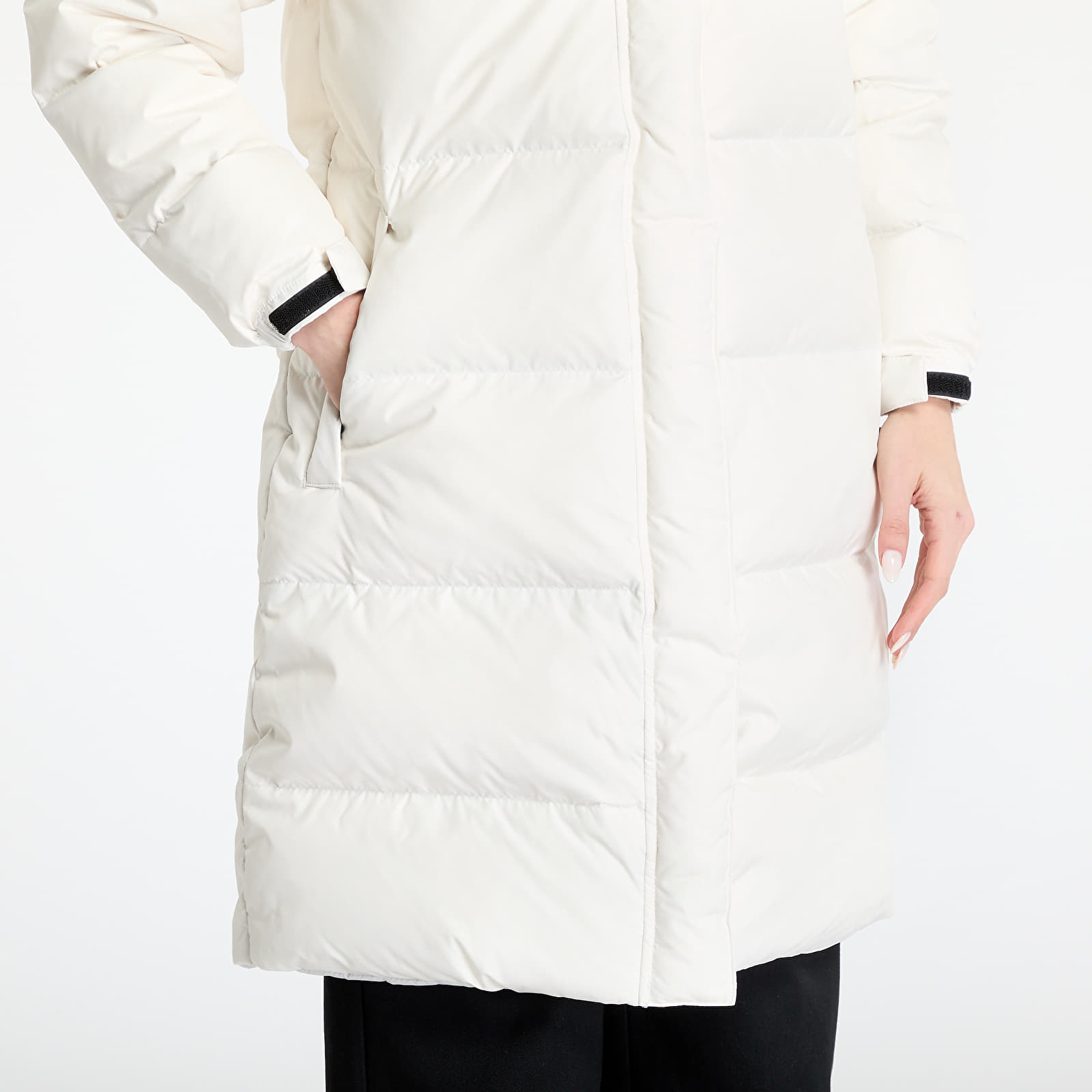 Pufferjoped The North Face Nuptse Parka White Dune