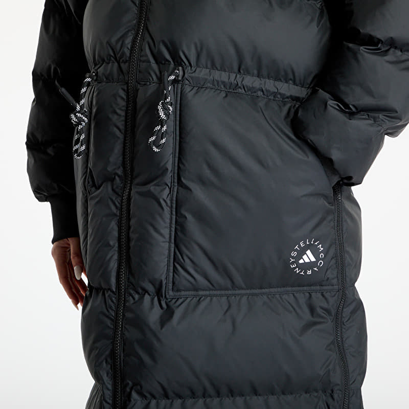 adidas x Stella McCartney Long Puffer Jacket Black | Footshop