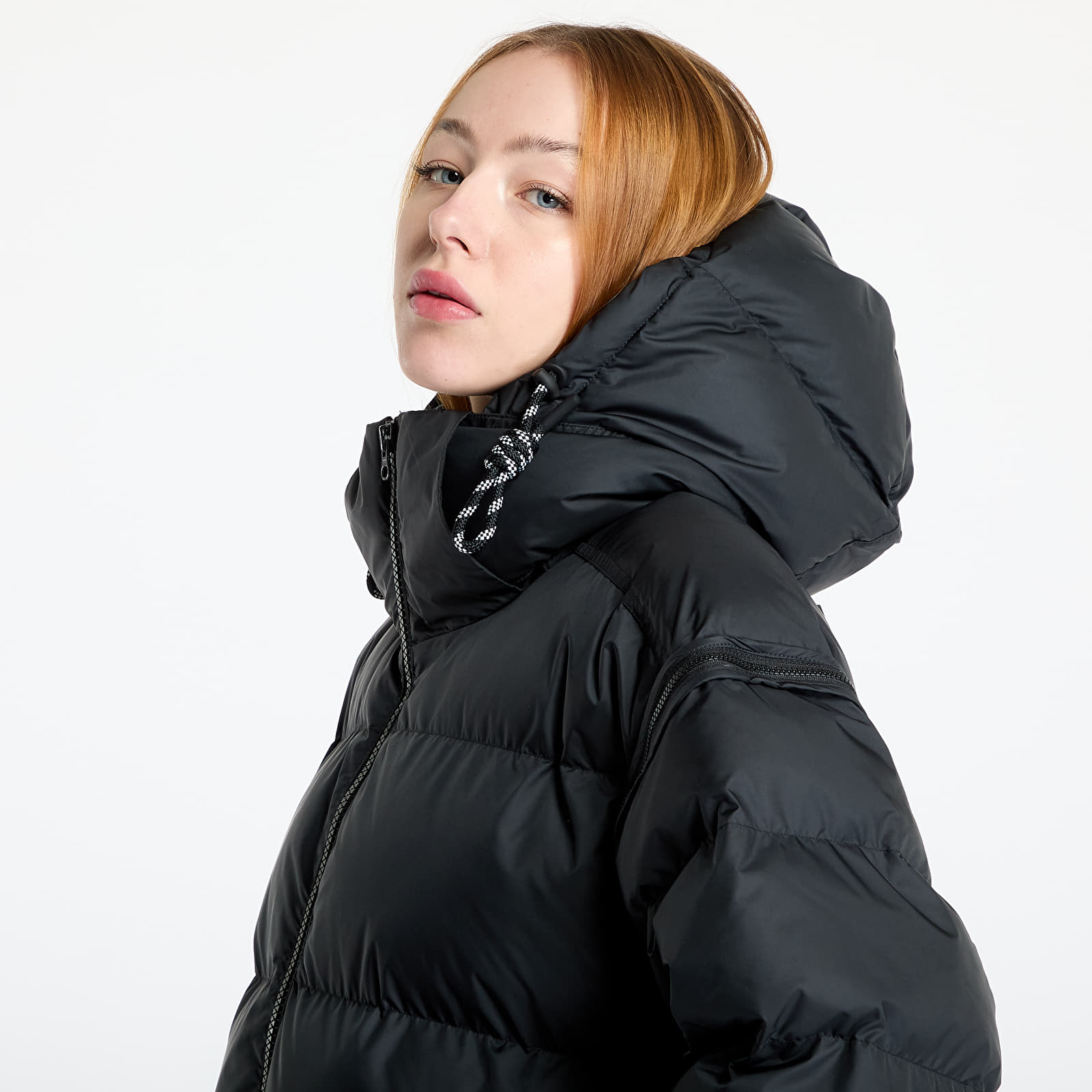 Jackets adidas x Stella McCartney Long Puffer Jacket Black