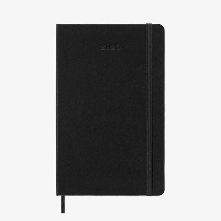Denníky a zápisníky Moleskine Diář 2025 Denní Tvrdý L Černý