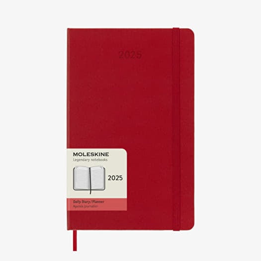 Moleskine Diář 2025 Denní Tvrdý L Červený