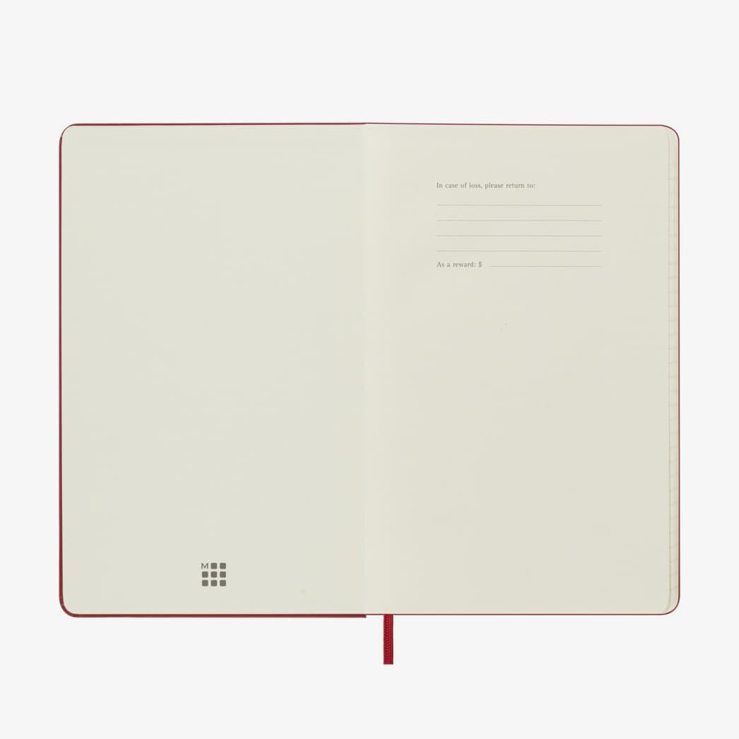 Denníky a zápisníky Moleskine Diář 2025 Denní Tvrdý L Červený