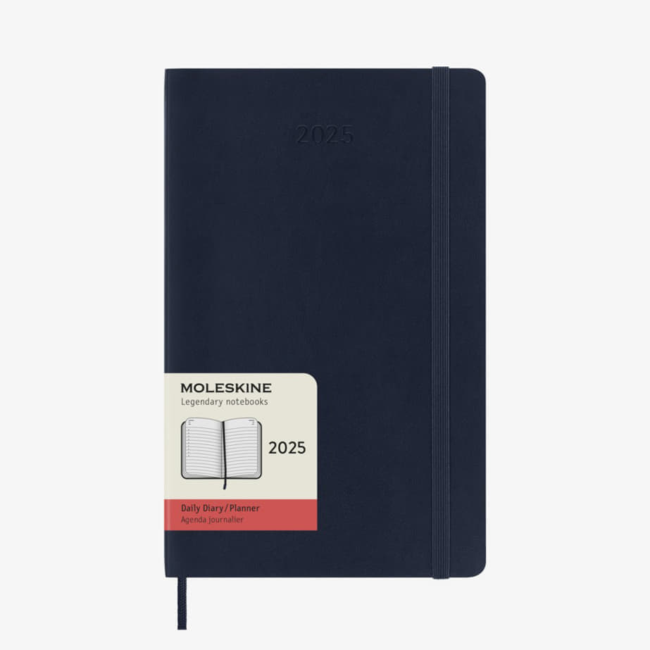 Levně Moleskine Diář 2025 Denní Měkký L Modrý L
