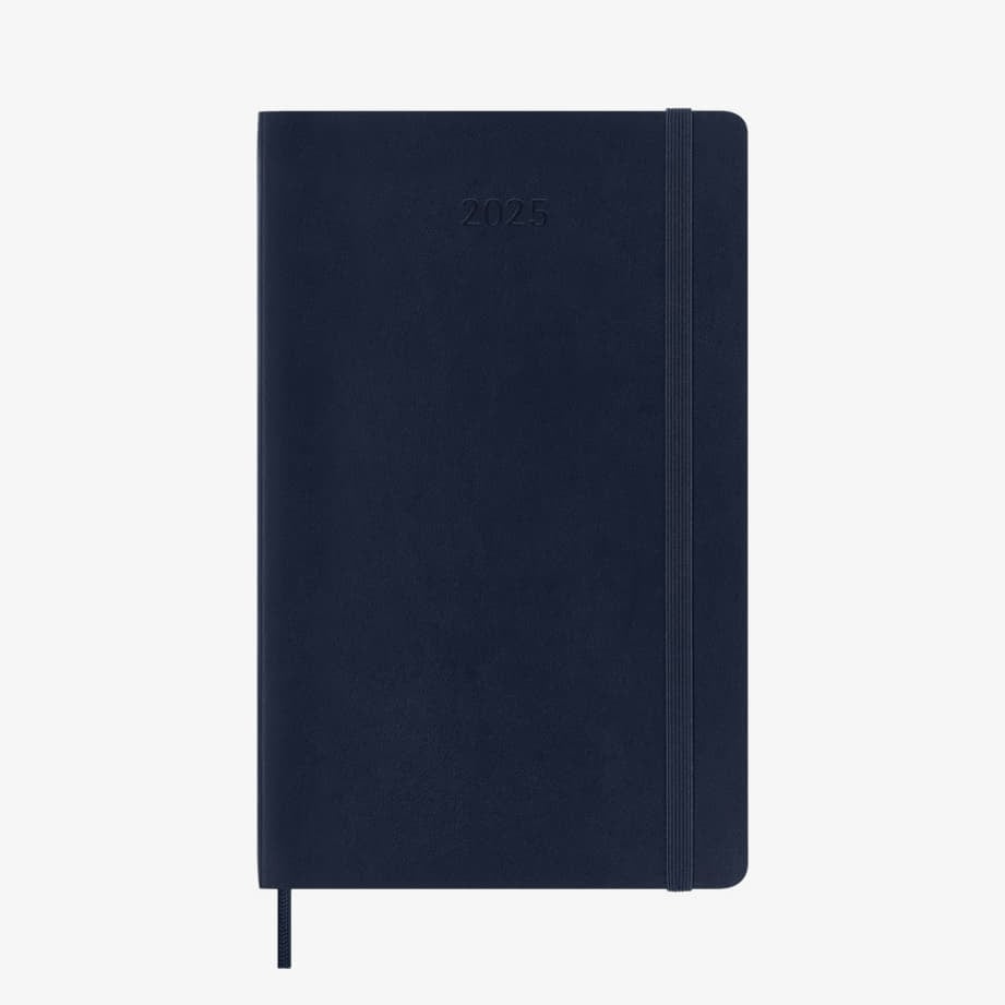 Denníky a zápisníky Moleskine Diář 2025 Denní Měkký L Modrý
