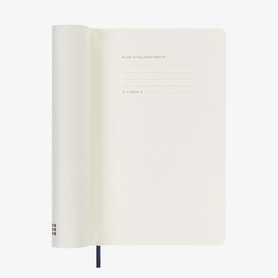 Denníky a zápisníky Moleskine Diář 2025 Denní Měkký L Modrý