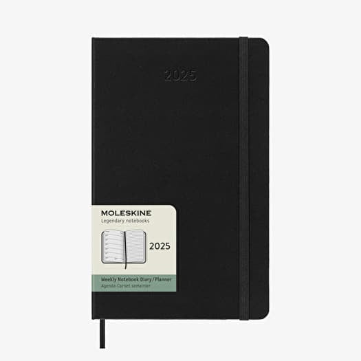 Moleskine Plánovací Zápisník 2025 Tvrdý L Černý