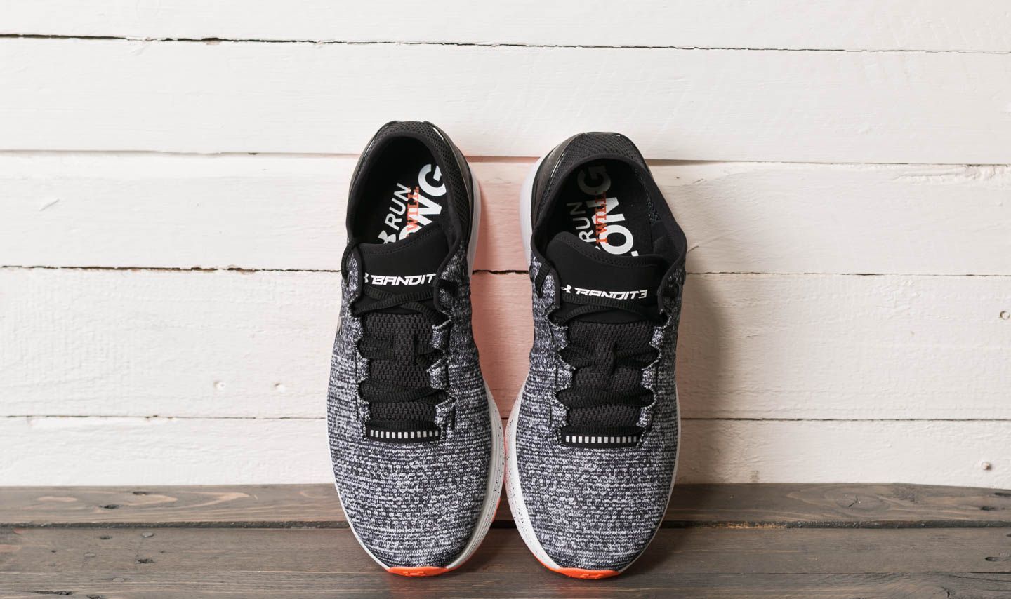 Мъжки кецове и обувки Under Armour Charged Bandit 3 White/ Black/ Black