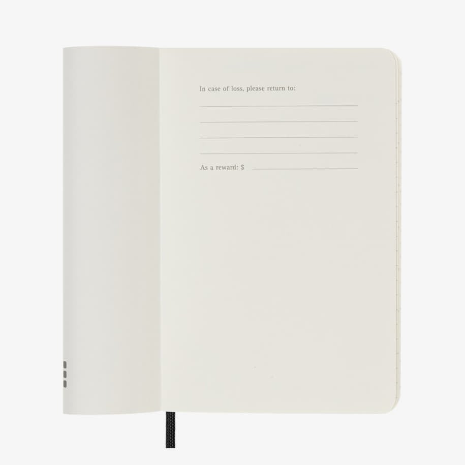 Diáře a zápisníky Moleskine Plánovací Zápisník 2025 Měkký S Černý