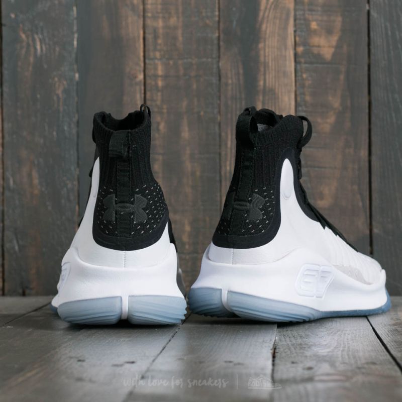 Men's shoes Under Armour Curry 4 Black/ White/ White (1298306-007