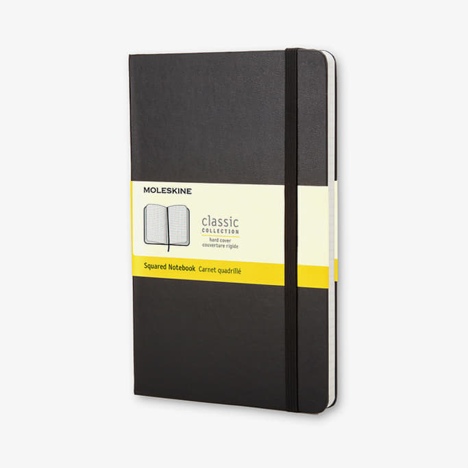 Levně Moleskine Zápisník Tvrdý Čtverečkovaný S Černý S