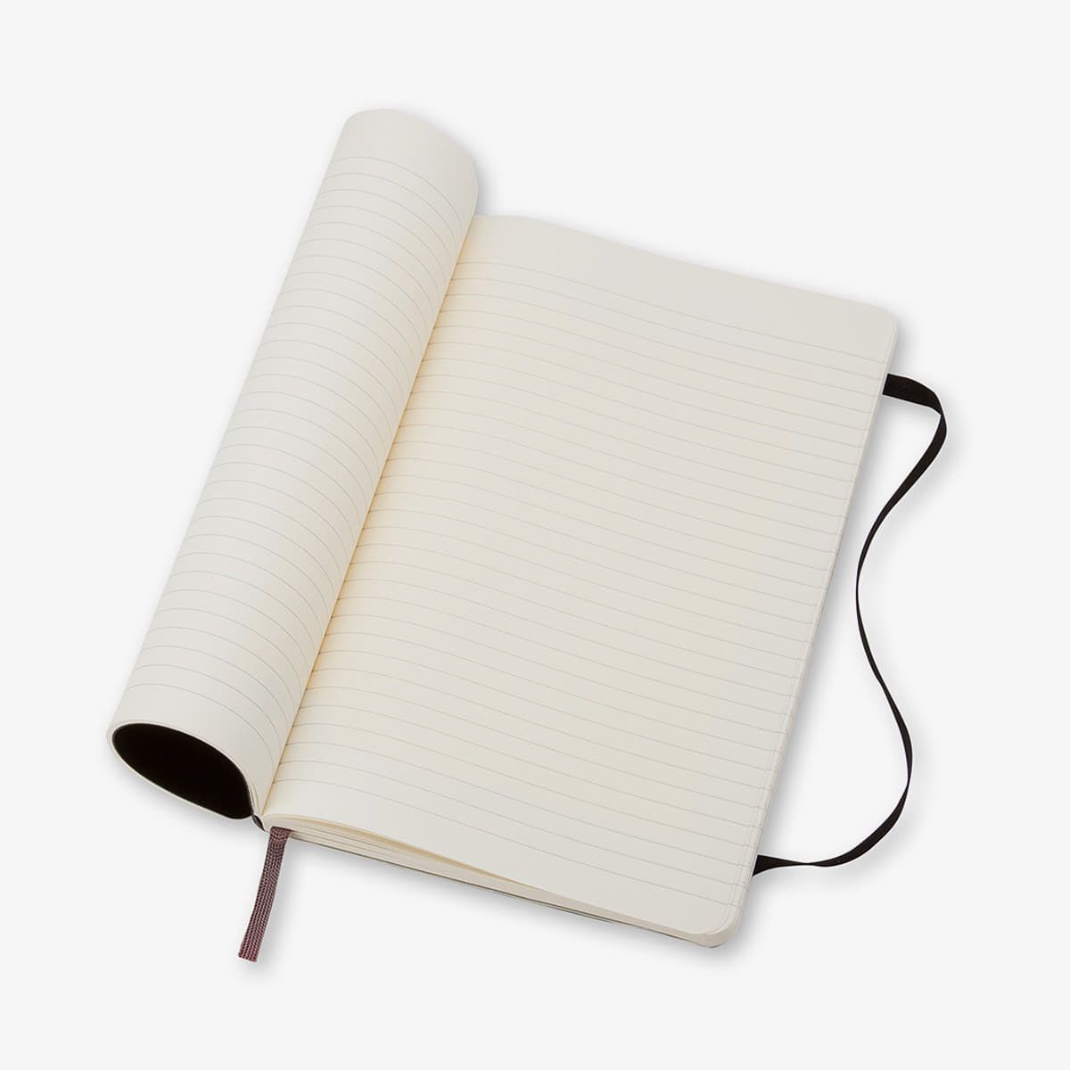 Denníky a zápisníky Moleskine Zápisník Měkký Linkovaný S Černý