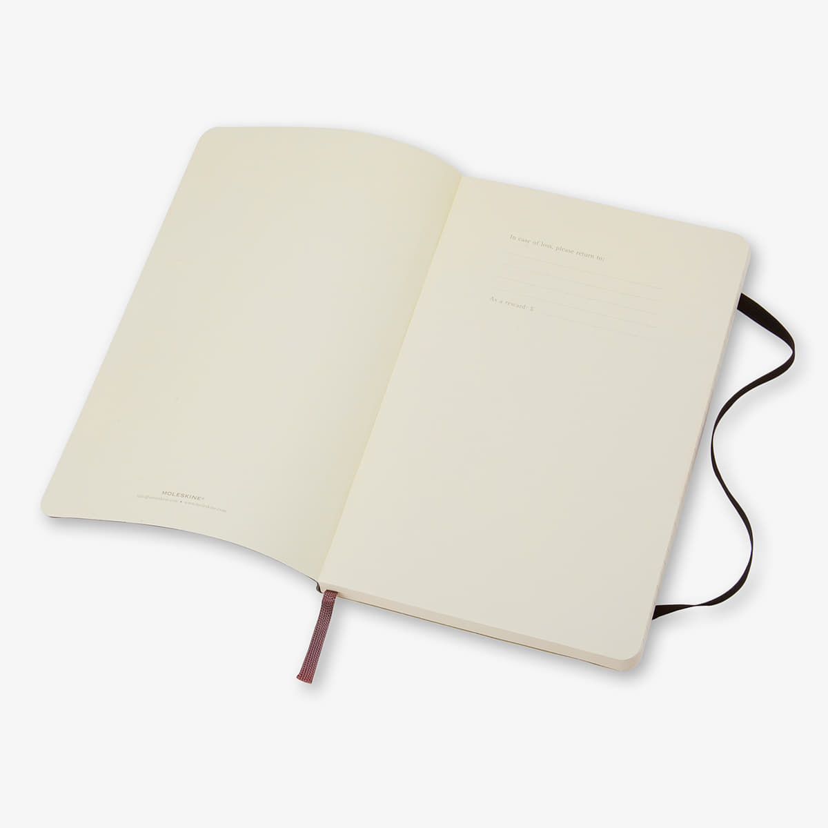 Denníky a zápisníky Moleskine Zápisník Měkký Linkovaný S Černý