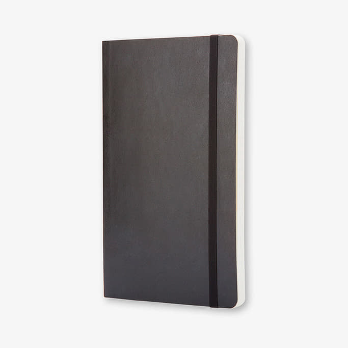 Denníky a zápisníky Moleskine Zápisník Měkký Linkovaný L Černý