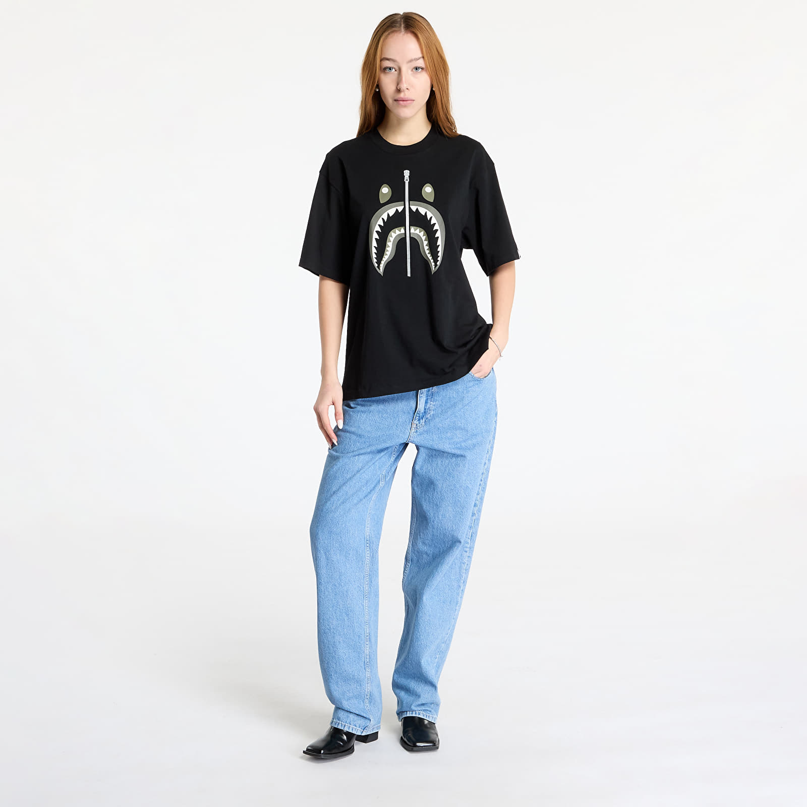 T-shirts A BATHING APE Shark Tee 2 Black