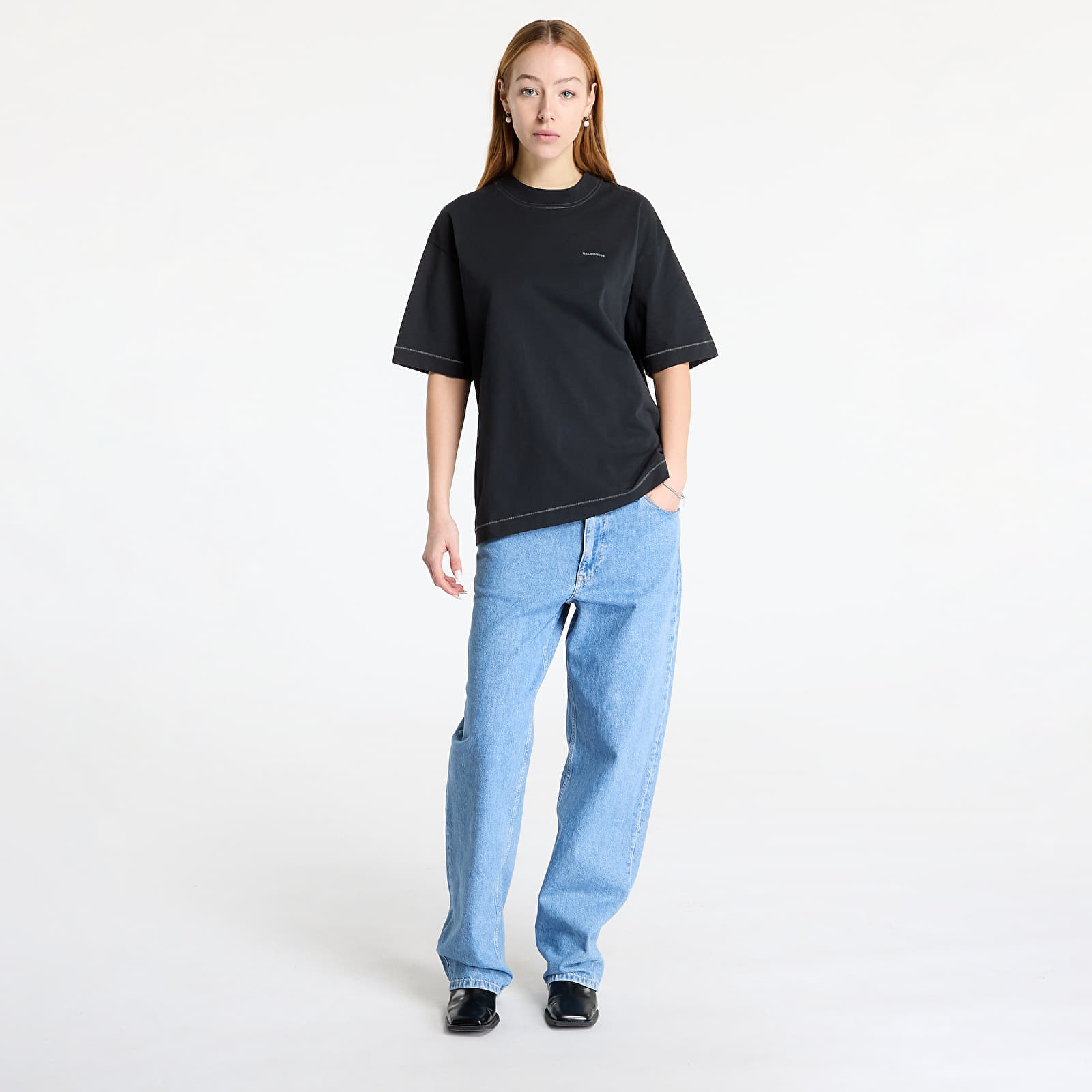 Männer T-Shirts HAL STUDIOS® Micro Logo T-Shirt Black